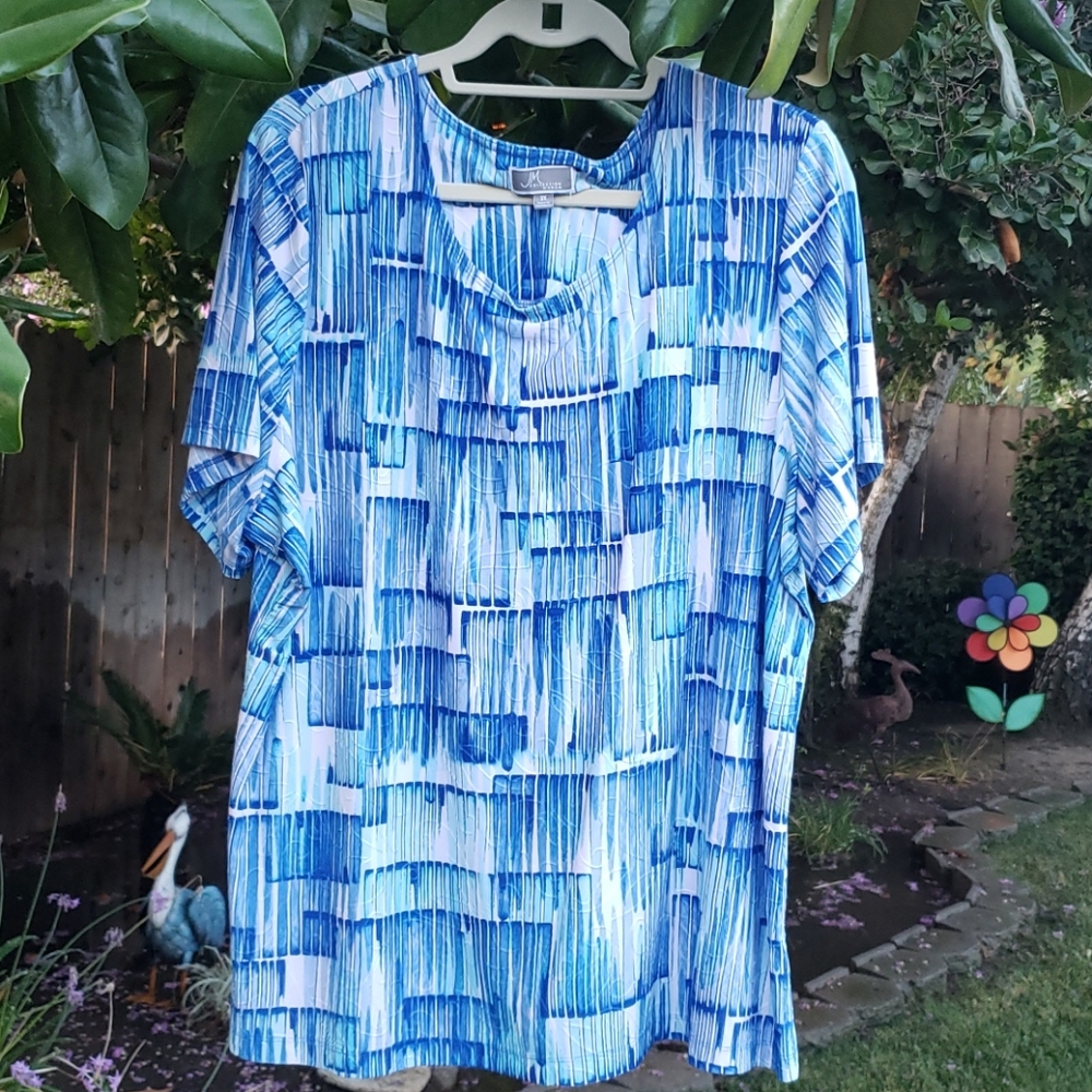 Plus Size Silky Blouse